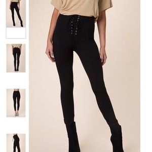 Kittenish Lace Leggings size S